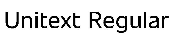 Unitext Regular