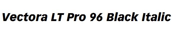 Vectora LT Pro 96 Black Italic