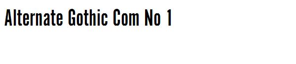 Alternate Gothic Com No 1