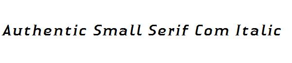 Authentic Small Serif Com Italic