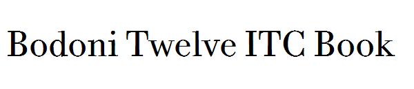 Bodoni Twelve ITC Book