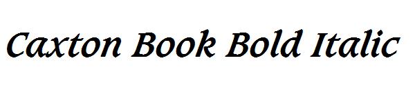 Caxton Book Bold Italic