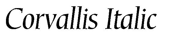 Corvallis Italic