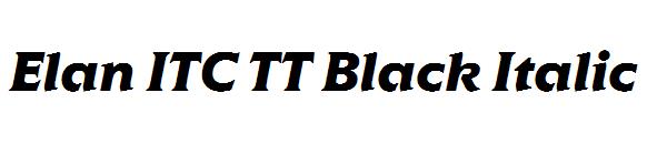 Elan ITC TT Black Italic
