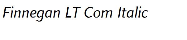 Finnegan LT Com Italic
