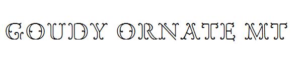 Goudy Ornate MT