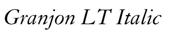 Granjon LT Italic
