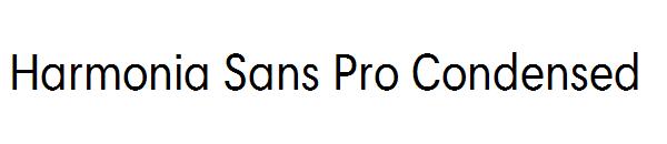 Harmonia Sans Pro Condensed