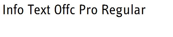 Info Text Offc Pro Regular