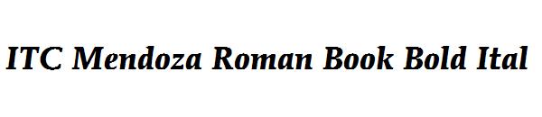 ITC Mendoza Roman Book Bold Ital