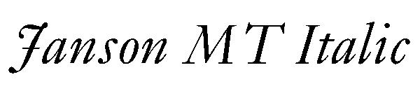 Janson MT Italic