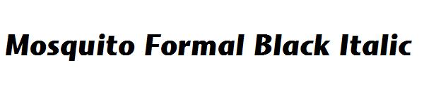 Mosquito Formal Black Italic