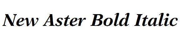 New Aster Bold Italic