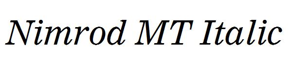 Nimrod MT Italic