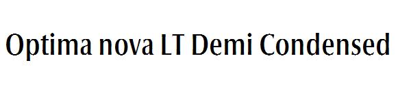 Optima nova LT Demi Condensed