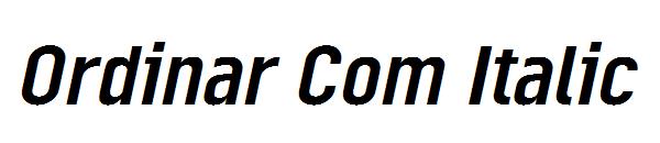 Ordinar Com Italic