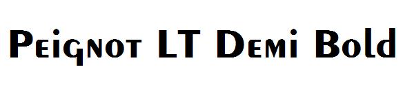 Peignot LT Demi Bold