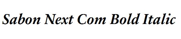 Sabon Next Com Bold Italic