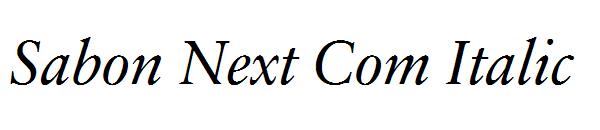 Sabon Next Com Italic