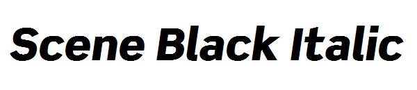Scene Black Italic