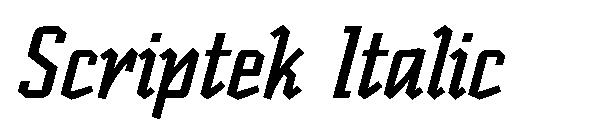 Scriptek Italic