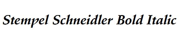 Stempel Schneidler Bold Italic