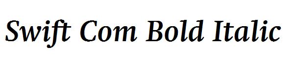 Swift Com Bold Italic