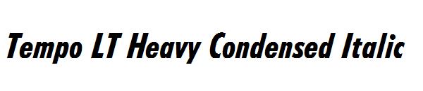 Tempo LT Heavy Condensed Italic