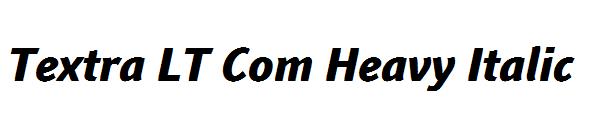 Textra LT Com Heavy Italic