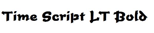 Time Script LT Bold