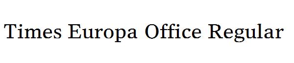 Times Europa Office Regular