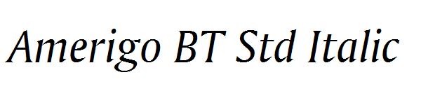 Amerigo BT Std Italic