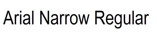 Arial Narrow Regular