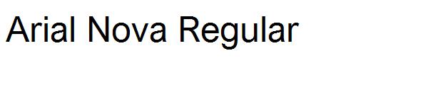 Arial Nova Regular
