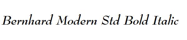Bernhard Modern Std Bold Italic