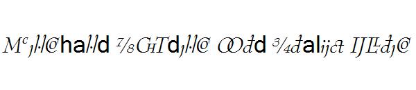 Bernhard Modern Std Italic Exten