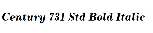 Century 731 Std Bold Italic
