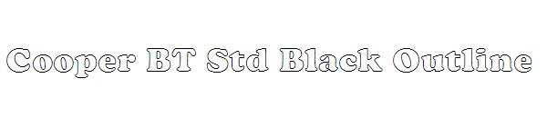 Cooper BT Std Black Outline