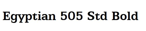 Egyptian 505 Std Bold