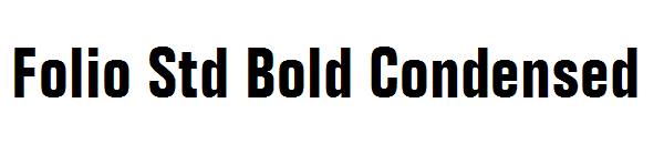 Folio Std Bold Condensed
