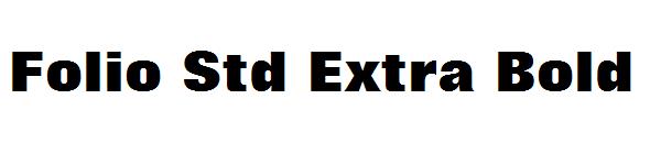 Folio Std Extra Bold