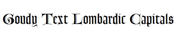 Goudy Text Lombardic Capitals