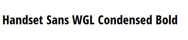 Handset Sans WGL Condensed Bold