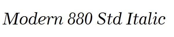 Modern 880 Std Italic