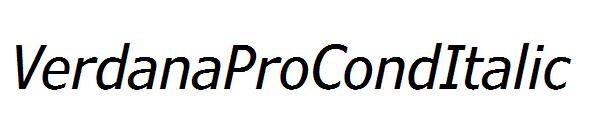 VerdanaProCondItalic