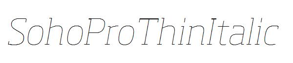 SohoProThinItalic