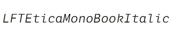 LFTEticaMonoBookItalic