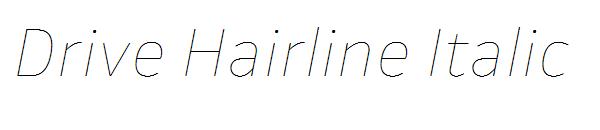 Drive Hairline Italic