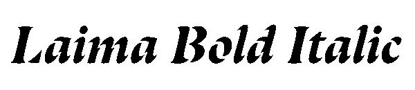 Laima Bold Italic