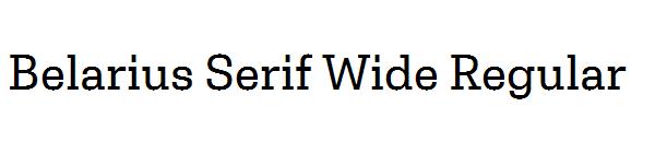 Belarius Serif Wide Regular